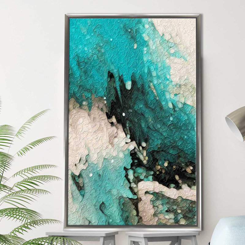 «I Will Sing Praises, Psalm 59:17» par Mark Lawrence, reproduction d'art, Cadre flottant argent