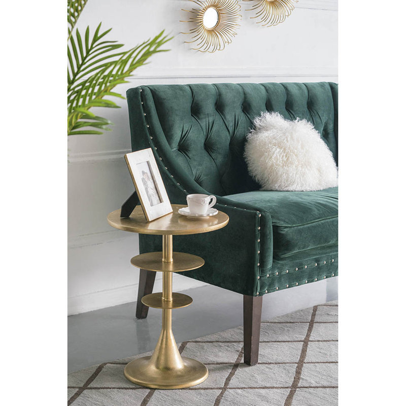 End Table, Gold