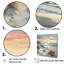 «Beach Sunset Charm In Winter III», reproduction sur toile-2099936554-2099936555