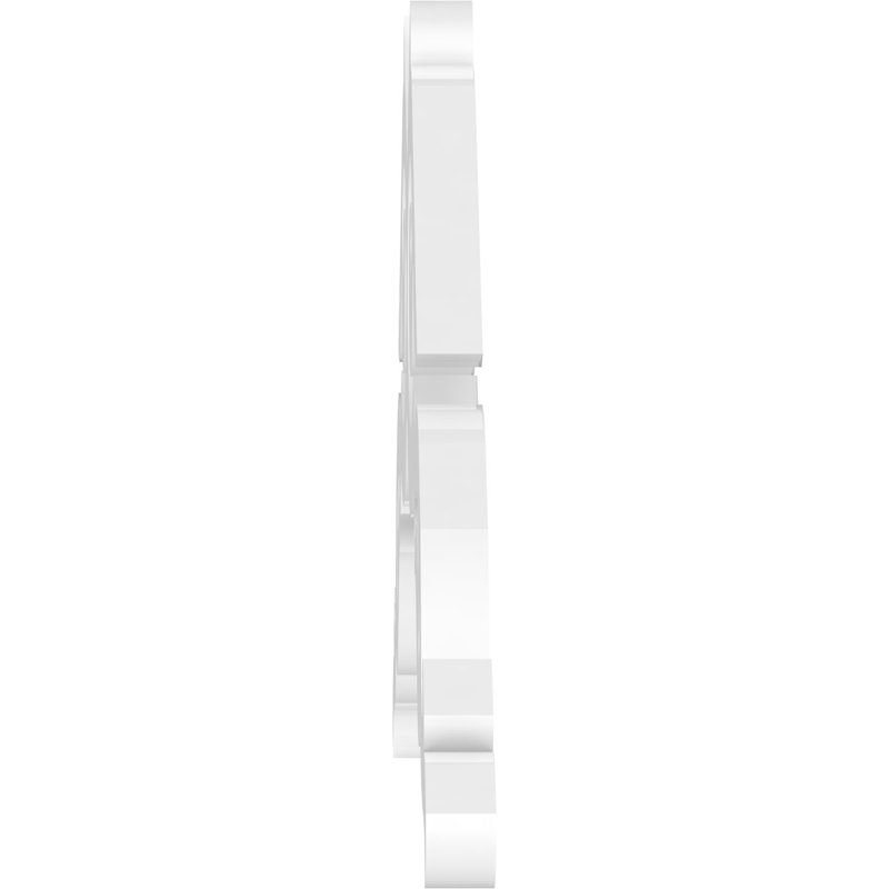 Rotherham Architectural Grade PVC Gable, 15" H x 72" W x 1" D, 5/12