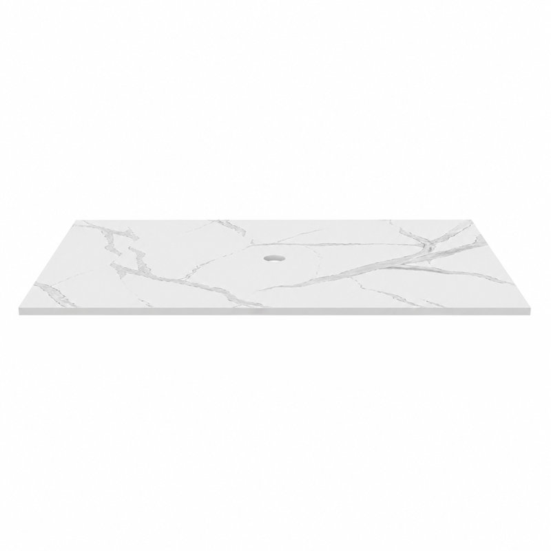 Plateau de meuble-lavabo moderne 48 po pour lavabo vasque Modern
