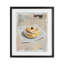 «Cinnamon Roll & Morning», impression sous verre encadrée, design par The Prints Vibe-130834740-130834741