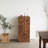 43" Wine Bar Cabinet with Doors, Rustic Wood 16-Bottle Wine Rack for Dining Room