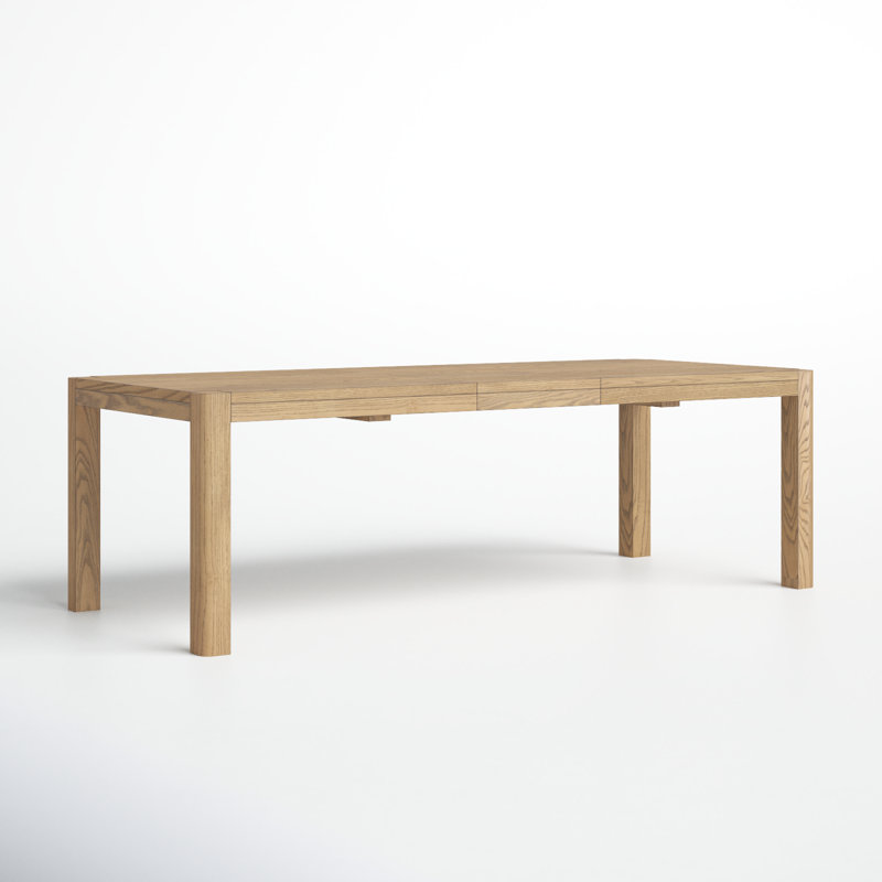 Lodi Extendable Ash Solid Wood Base Dining Table