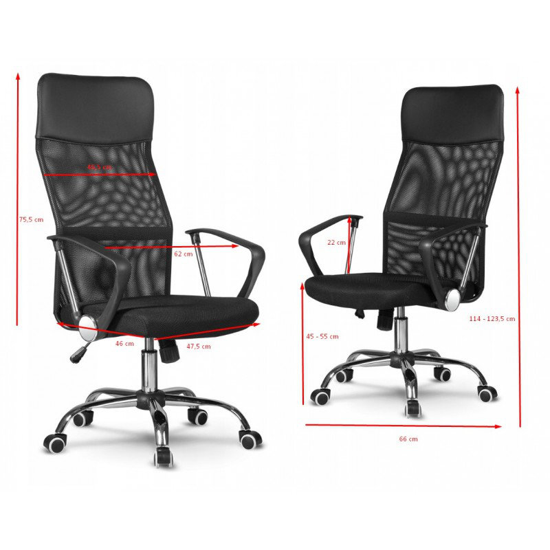 Shondrica Office Chair, Black