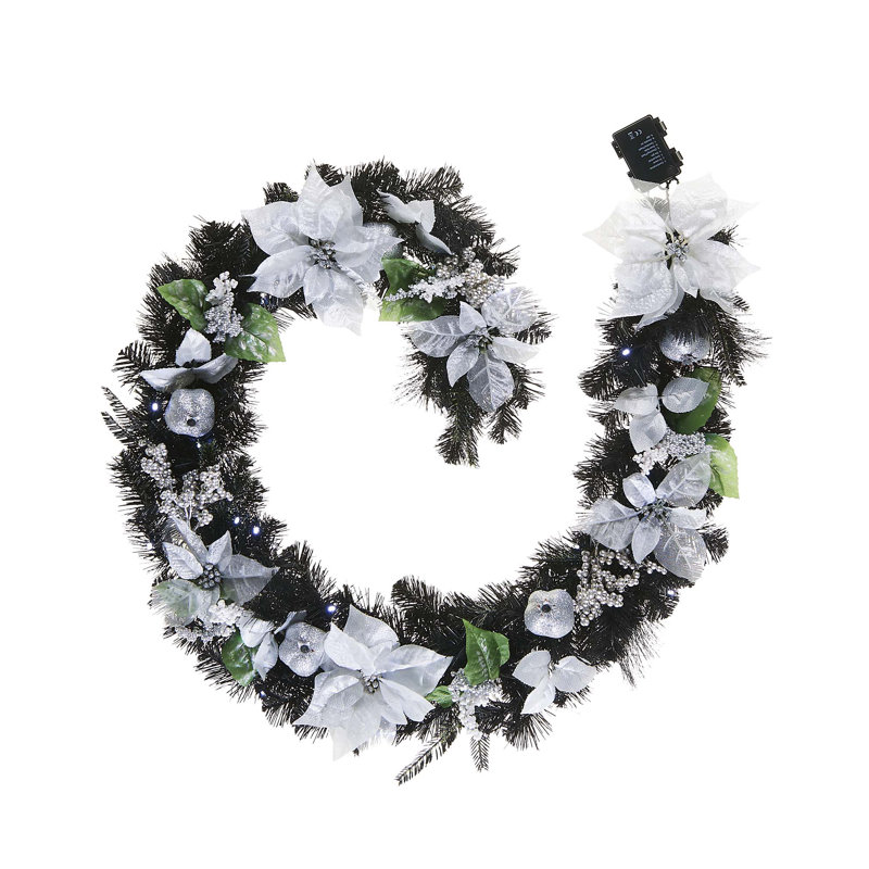 17cm Lighted Faux Garland with Lights