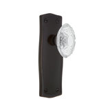 Prairie Plate with Crystal Victorian Knob