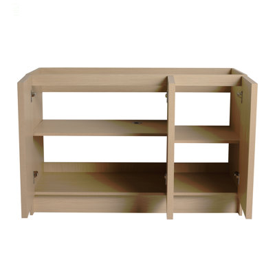 48" Freestanding Bathroom Vanity & 3 Soft-Close Cabinet Doors(KD-Packing)-Excluding Sink