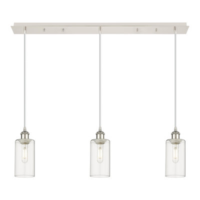 Caius - 3 Light 37" Cord Hung Linear Pendant