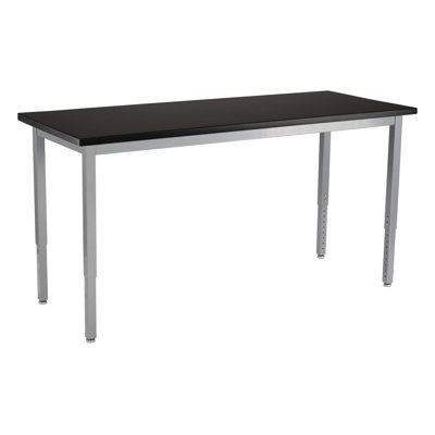 Table scientifique en acier à hauteur réglable