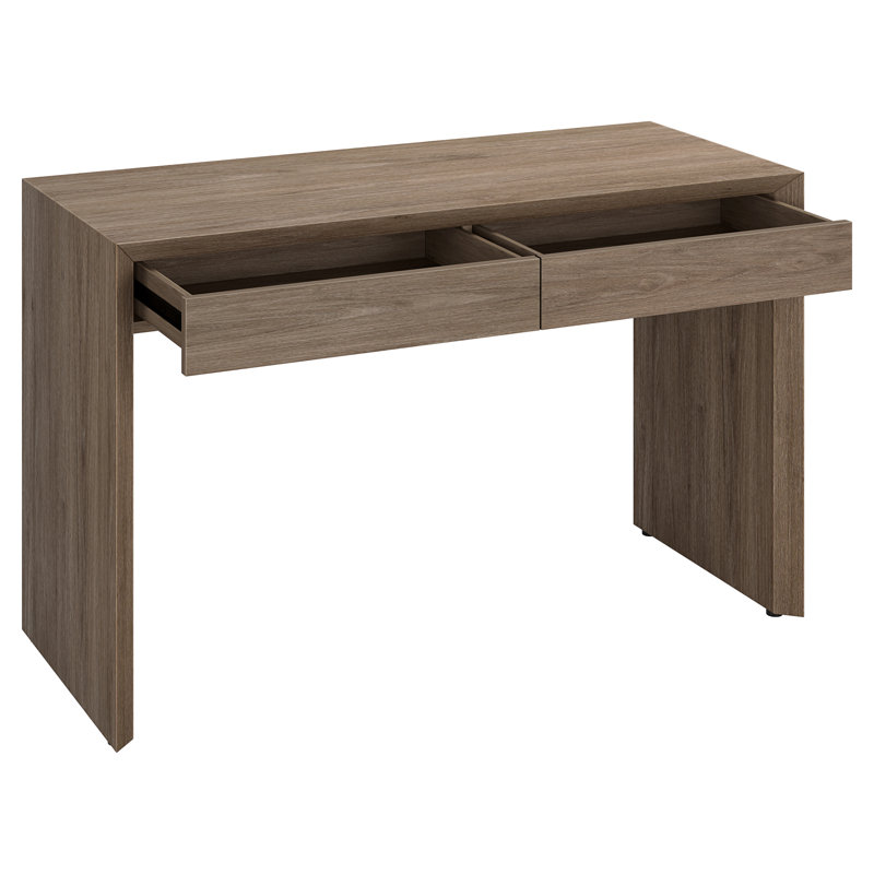 Harlan 48'' Wide Rectangular Desk, Antiqued Grey Oak