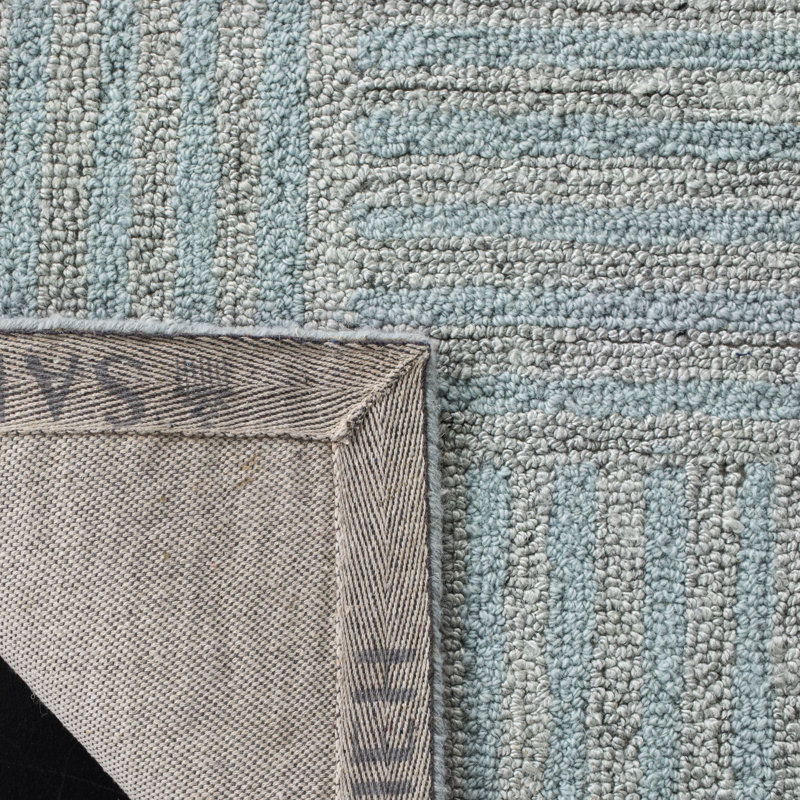 Tapis rayé performance touffeté à la main Stockton, Rectangle 5 pi x 8 pi