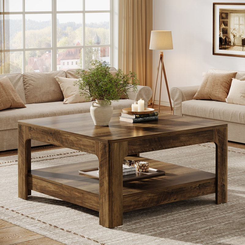 Four Leg Coffee Table with Storage