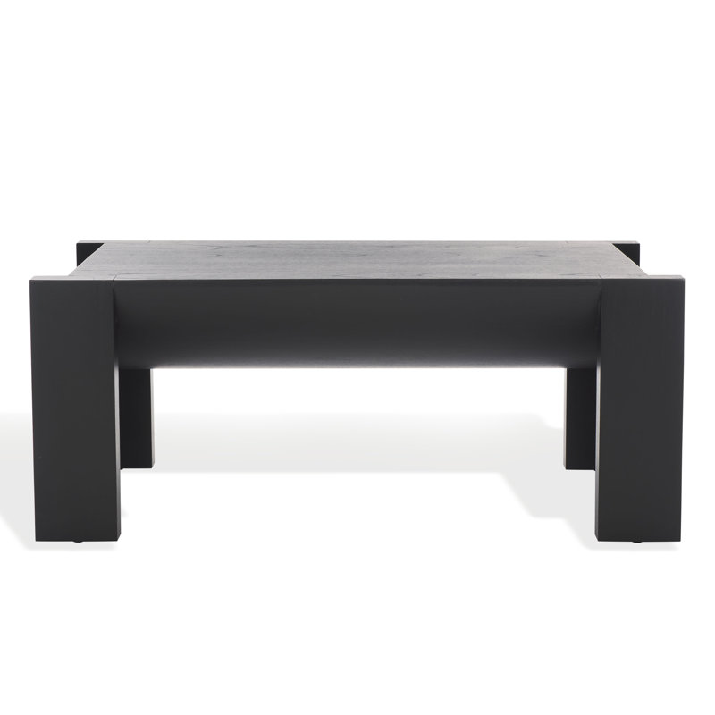 Ghavin Wood Coffee Table, Black