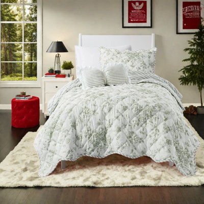 Ensemble de literie réversible moderne, polyester doux pour lit simple TG