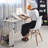 Overbed Table with Wheels, 31.5 in Laptop Desk Cart, Table Over The Bed Table Adjustable Height and Length for Hospital and Home Use, Black-121274462-121274464