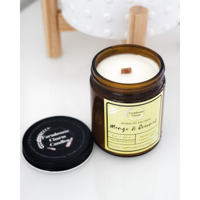 Bougie parfumée mangue et noix de coco