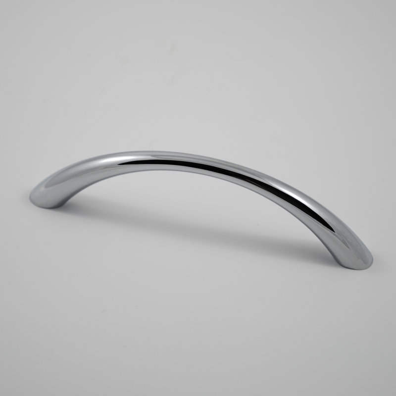 Poignée arche 3 3/4" center to center, Chrome poli