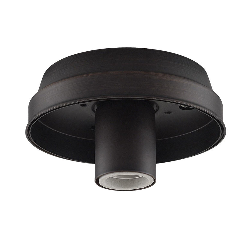 1-Light Branched Ceiling Fan Light Kit, Dark Bronze