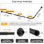 52cm L-Shaped Wall Shower Curtain Pole