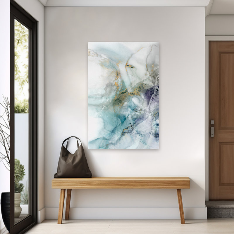 «Ethereal And Flow Blot I Art», H 60 po x l 40 po