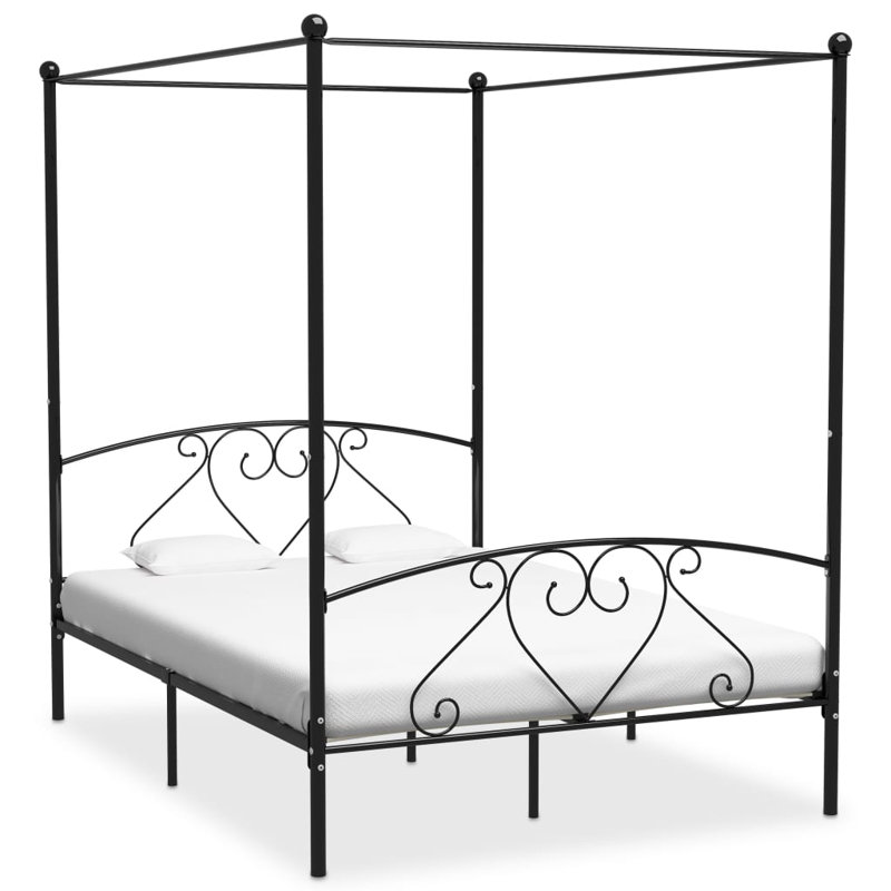 Issac Metal Bed, 120 x 200cm, Grey