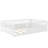 Elio Modern Pine Montessori Floor Bed with Extra-High Safety Guardrails-122489735-122489734