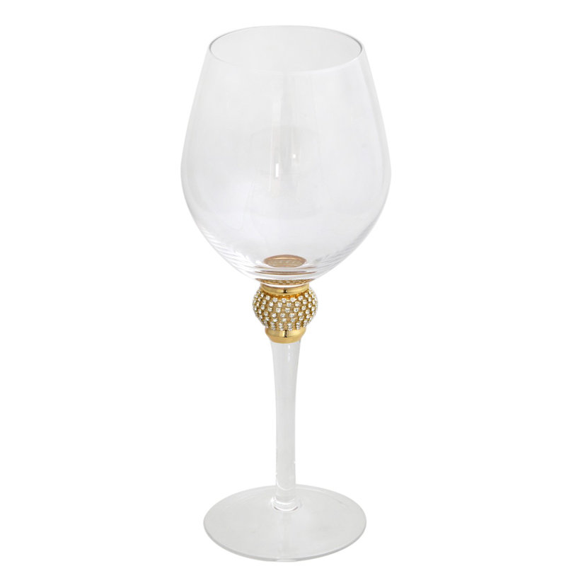 Brenton 200ml Red Wine Glass, Gold