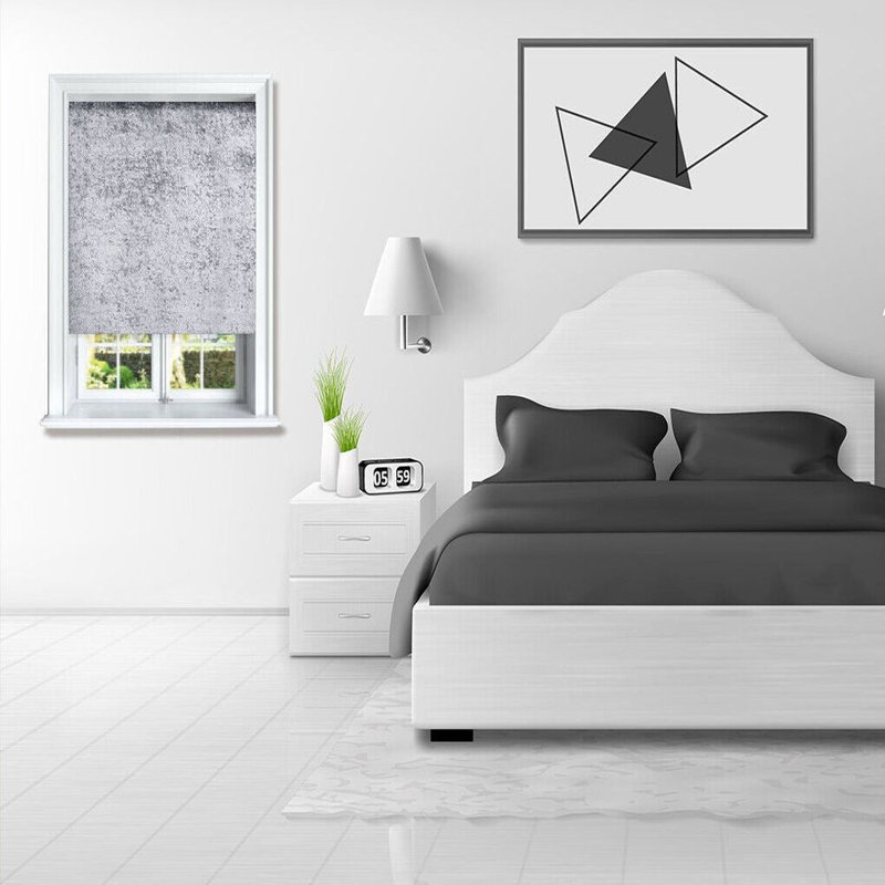 Roller Blind, 180cm W x 165cm L, Grey