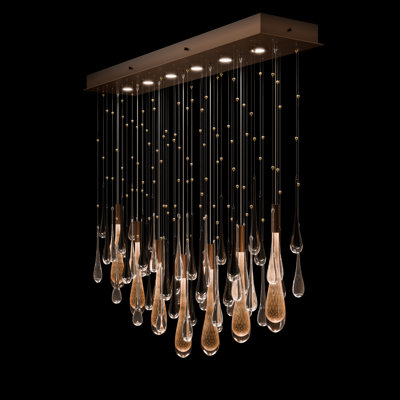 Rain 51"W Rectangular Pendant
