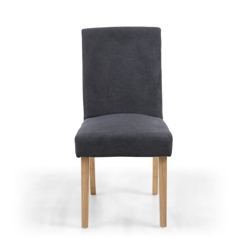 Canby 44.00cm H Polyester Blend Upholstered Side Chair, Dark Grey