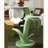 Round Flower Shaped End Table with Built-in LED Light, Modern Accent Side Table for Living Room, Bedroom, Office