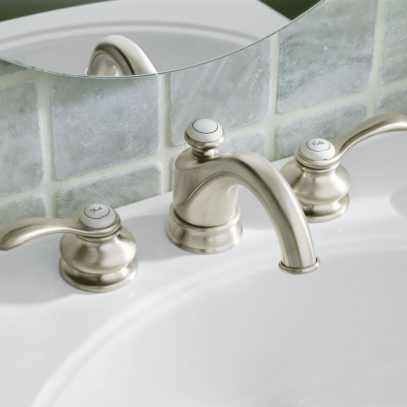 Fairfax Widespread Bathroom Faucet with Drain Assembly, Oil-Rubbed Bronze
