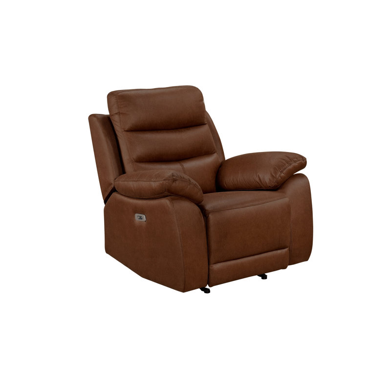 Fauteuil inclinable électrique, brun, Brown