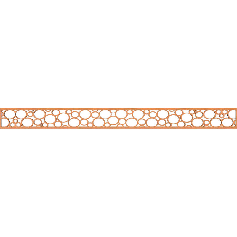 Moulure de chantournage, H 4 po x l 46,375 po x P 0,375 po, Cerisier