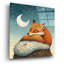 Art mural en verre Goodnight Fox par Momart-946511251
