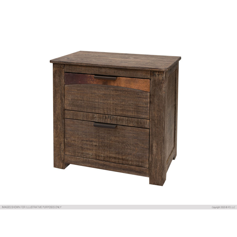 27'' W Solid Wood Nightstand