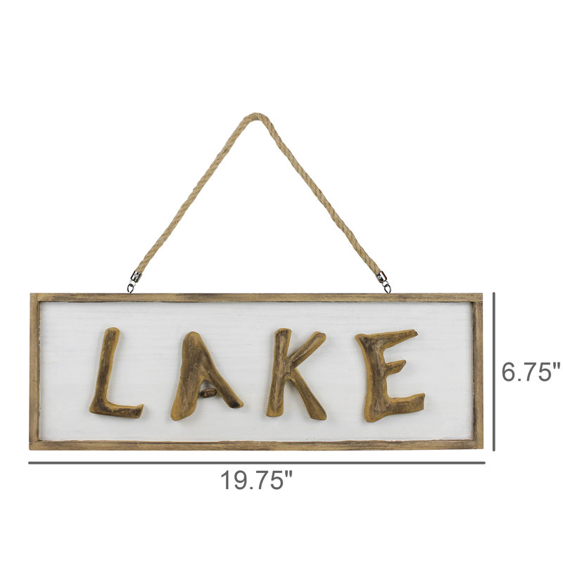 Plaque de lac avec support à corde