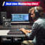 Console de mixage audio professionnelle à 8 canaux avec Bluetooth et USB