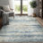 Licia Abstract Blue Area Rug-443458438