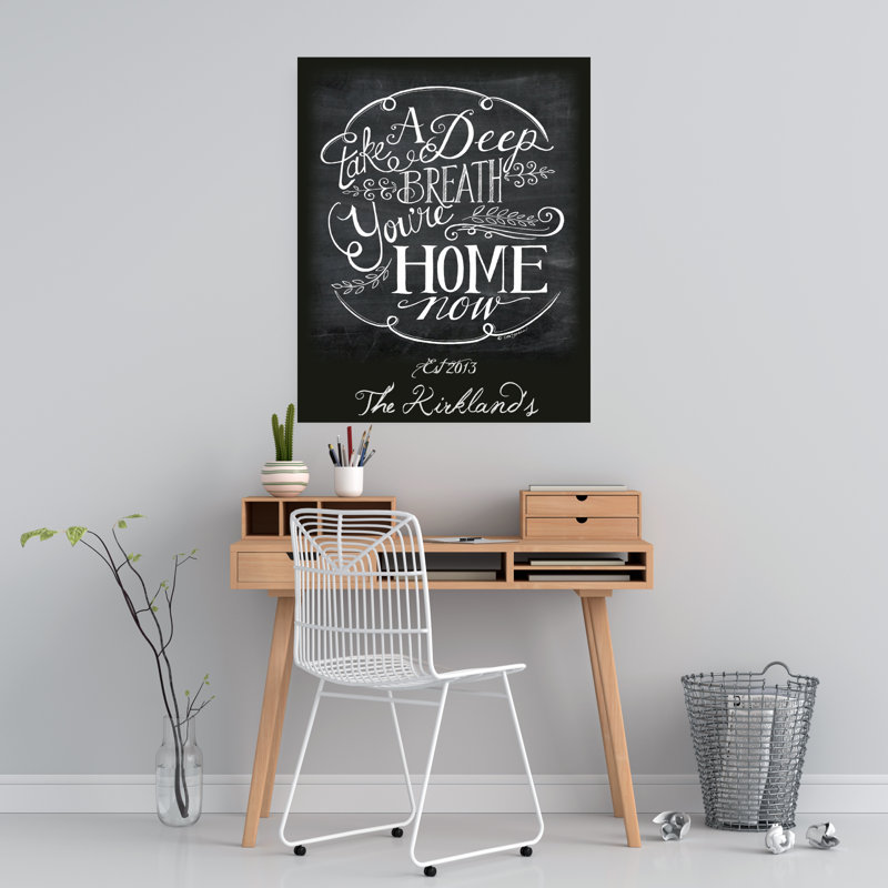 Décalcomanie murale personnalisée your home, Oui