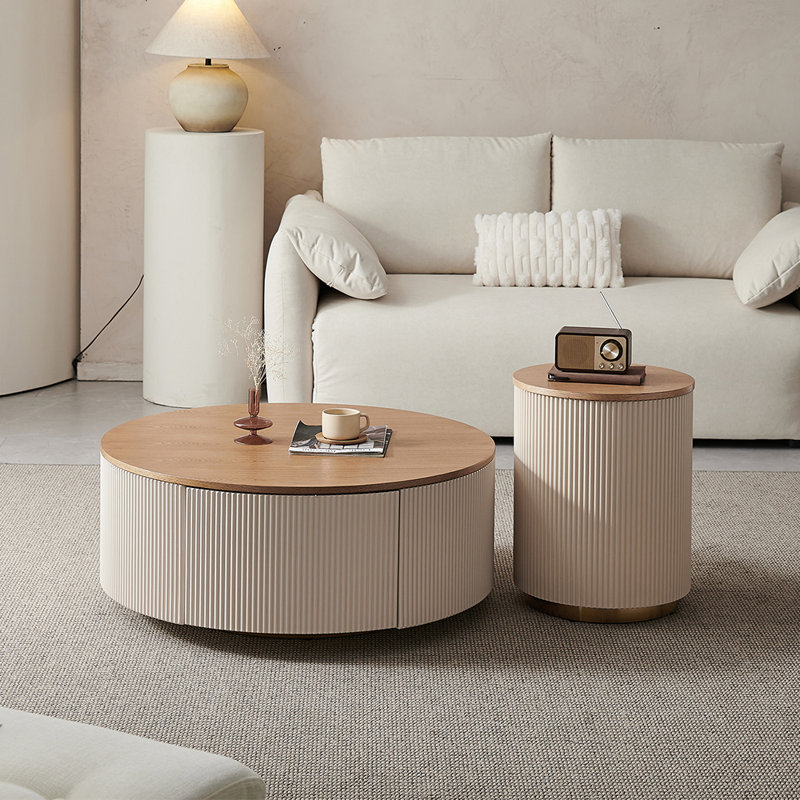 New style creative simple round tea table