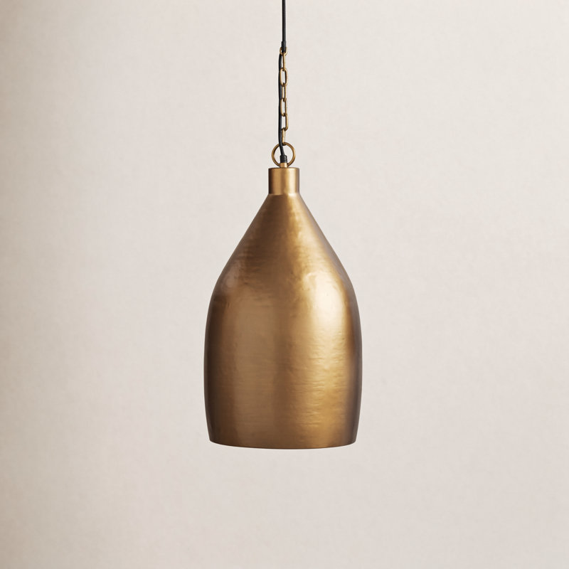 1 - Light Pendant, Gold, 28.5'' H X 13'' W X 13'' D 