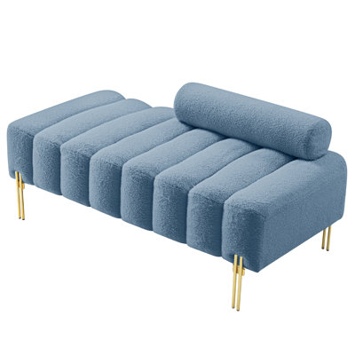Tava Faux Leather Upholstered Bench