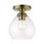 Plafonnier semi-encastré 1 lumière Astair Astair-531599440