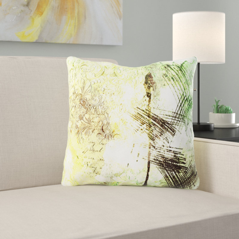 Housse et insert de coussin extérieur carré Tommen, Microsuède, Intérieur