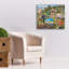Art mural sur toile 30 pi x 26 po Dovecove-1600531760