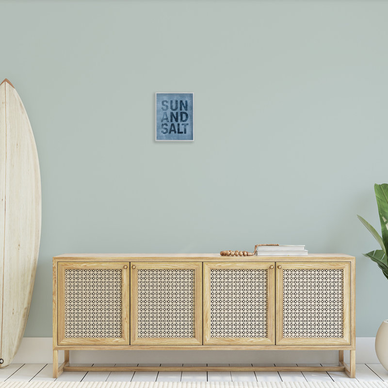 "Sun & Salt", art mural sur toile par Victoria Barnes, H 14 po x l 11 po, Estampe numérique Farmhouse