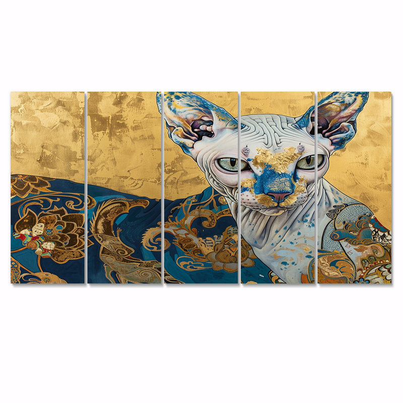 Ensemble d'art mural 5 pièces Khari, H 28 po x l 60 po