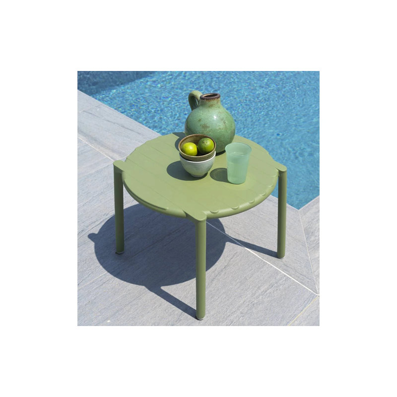 Doga Outdoor Round Bistro Table, Agave